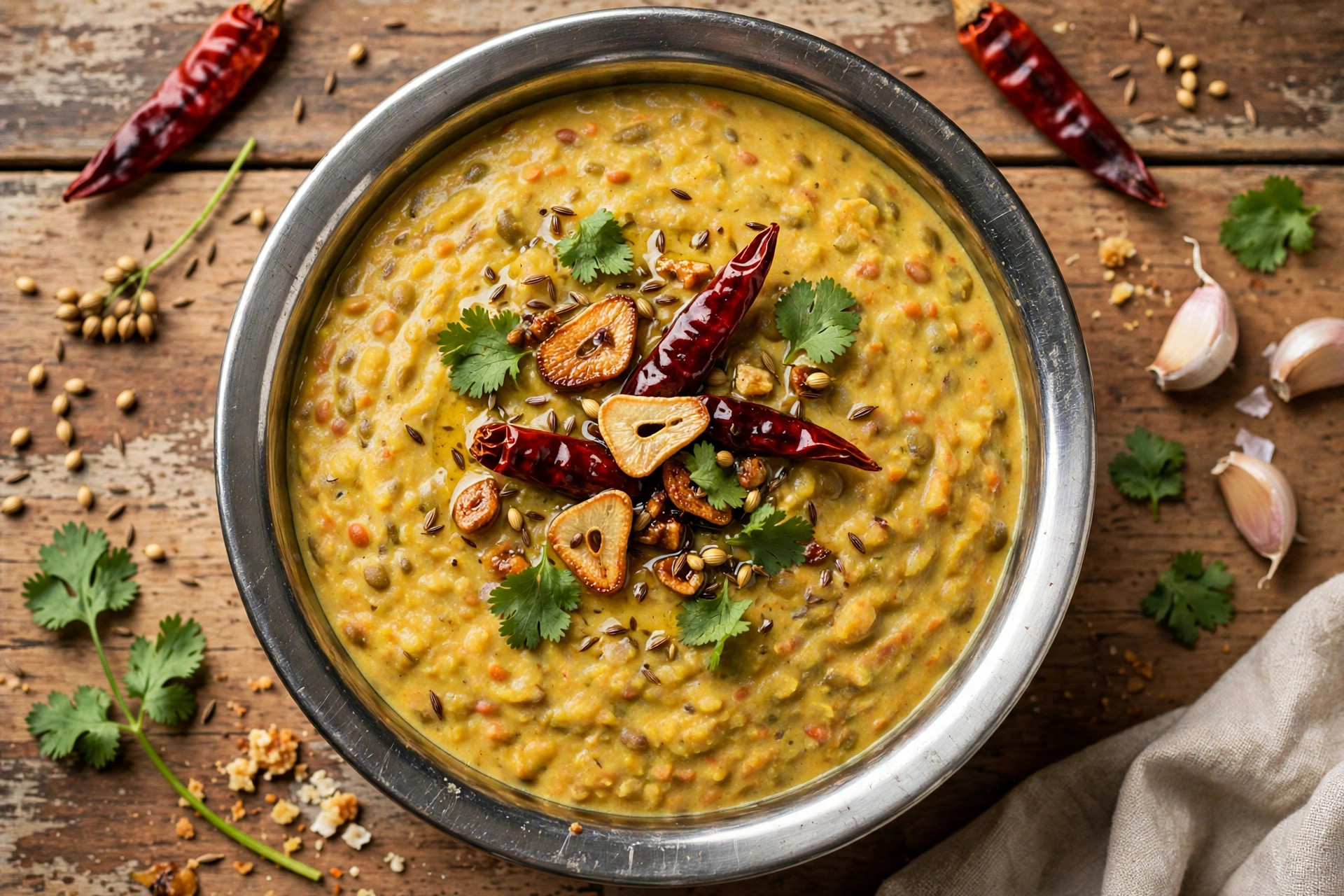 Bowl of mix daal